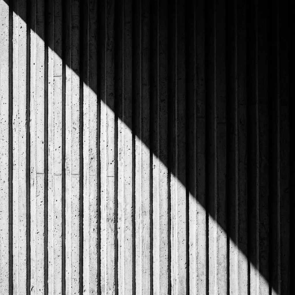 Ribbed concrete texture conveying structure and stability